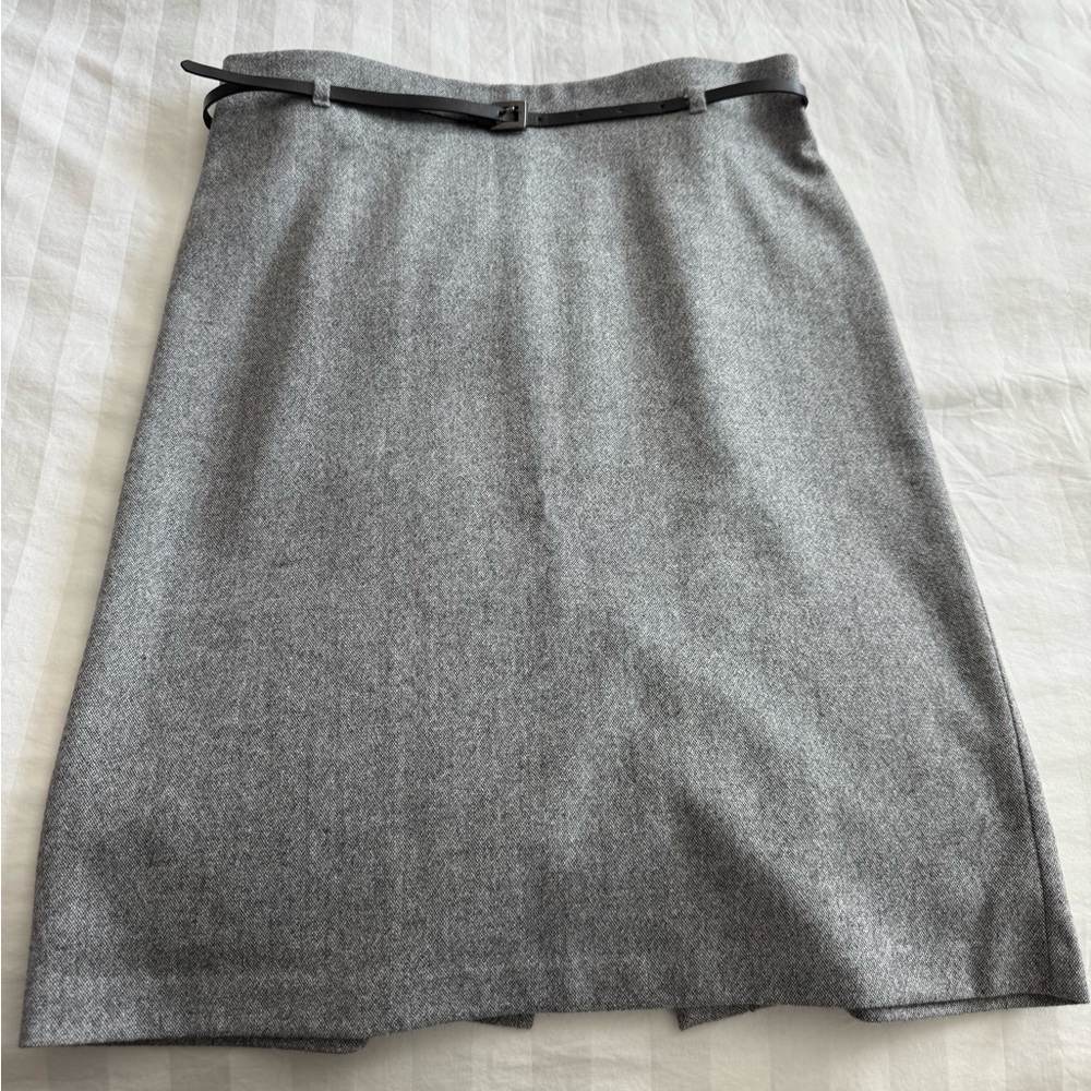 United Colors Of Benetton Gray Pencil Skirt Knee-length Work